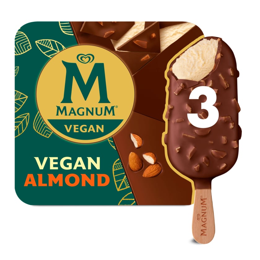 MAGNUM Eis Vegan Almond 3 x 90 ml